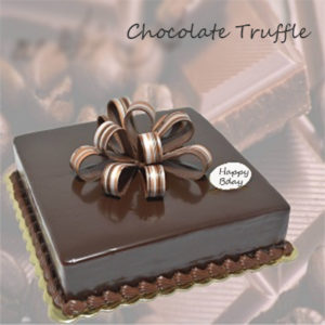 Square Chocolate truffle Cake